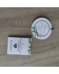 Pañuelo y Porta Bengalas "Solo para lágrimas de felicidad" (50 uds)