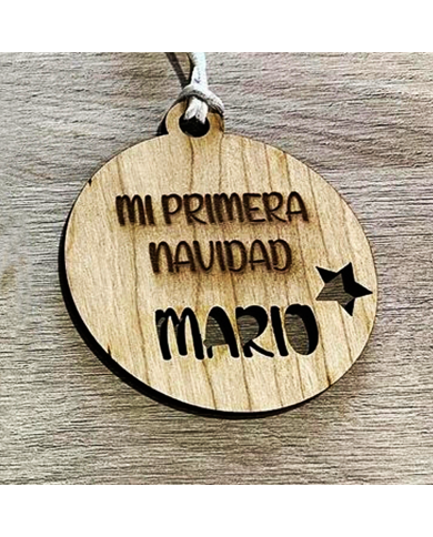 Bola Mi Primera Navidad más Nombre Bola Mi Primera Navidad más Nombre