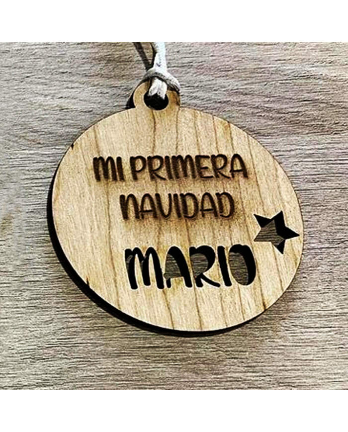 Bola Mi Primera Navidad más Nombre
