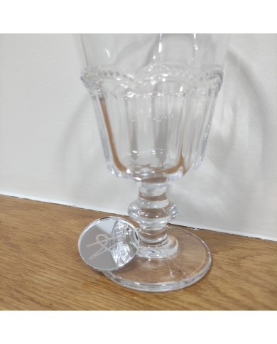 Identificador de Copa Redondo con Inicial Grabada