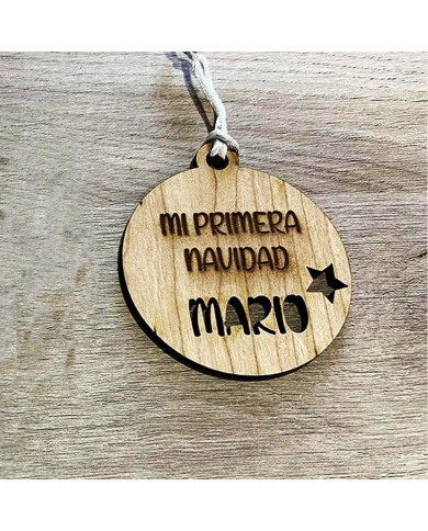 Bola Mi Primera Navidad más Nombre Bola Mi Primera Navidad más Nombre