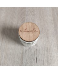 Vela Pequeña con Tapa Grabada