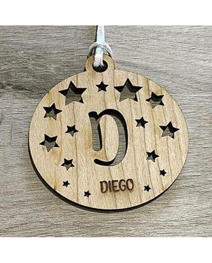 Bola de Navidad con Inicial