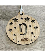 Bola de Navidad con Inicial