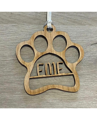 Bola de Navidad con Forma de Huella