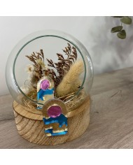 Vela Pequeña con Nombre o Palabra en Vinilo sin Aroma