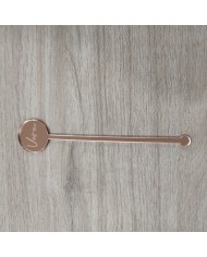 Agitador Redondo con Nombre Grabado