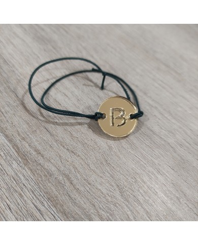 Pulsera Círculo Inicial Calada Pulsera Círculo Inicial Calada