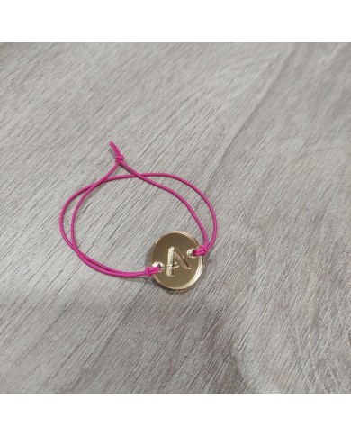 Pulsera Círculo Inicial Calada Pulsera Círculo Inicial Calada