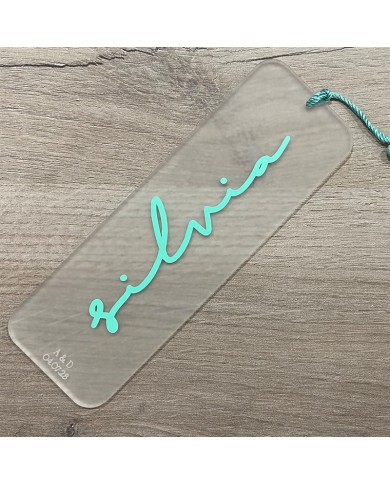 Marcapáginas con Nombre en Vinilo