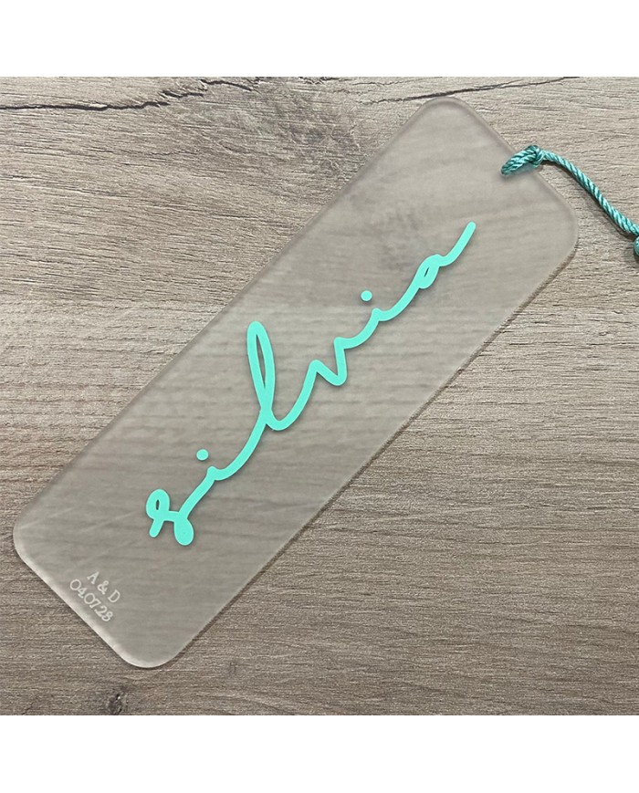 Marcapáginas con Nombre en Vinilo