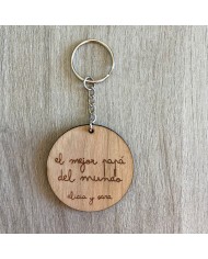 Llavero El mejor papá del mundo