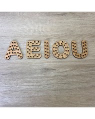 Letras para Coser - Sin cuerda