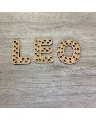 Letras para Coser - Sin cuerda