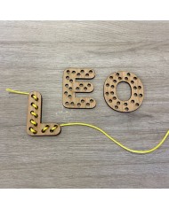 Letras para Coser - Sin cuerda