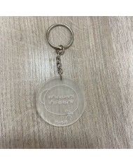 Llavero con Coordenadas Geográficas con Telescopio