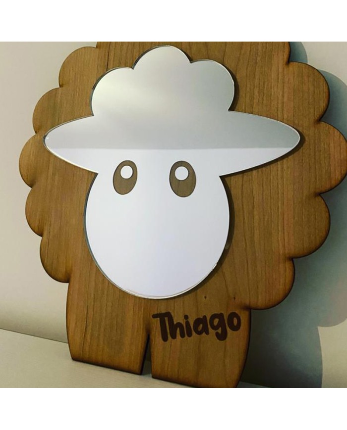 Espejo Oveja con Nombre