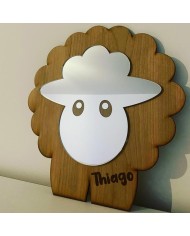 Espejo Oveja con Nombre