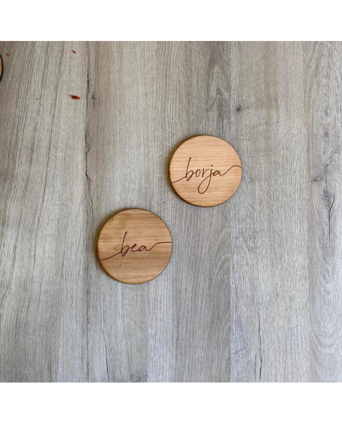 Posavasos Nombre Grabado