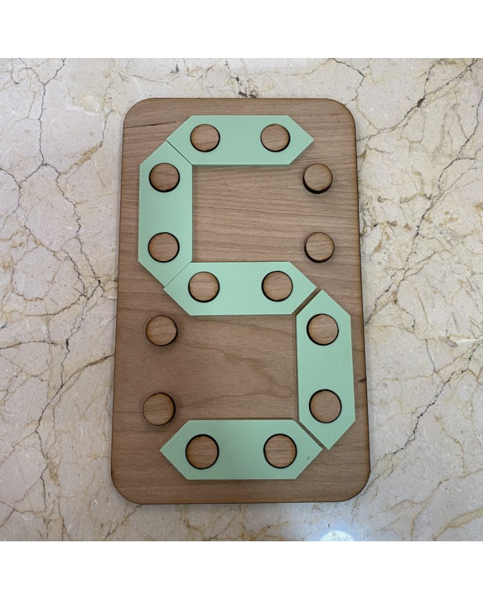 Juego Para Aprender Los Números Con Colgador