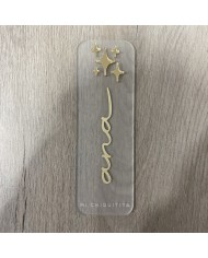 Llavero Casa con Nombre Grabado 1 o 2 piezas