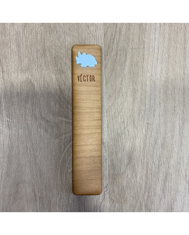 Marcapáginas Dinosaurio con Nombre