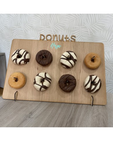 Expositor para Donuts con o sin Nombre en Vinilo Expositor para Donuts con o sin Nombre en Vinilo