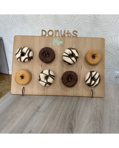 Expositor para Donuts con o sin Nombre en Vinilo Expositor para Donuts con o sin Nombre en Vinilo