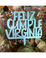 Topper Feliz Cumple Nº 1 Topper Feliz Cumple Nº 1