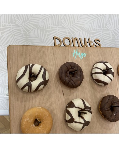 Expositor para Donuts con o sin Nombre en Vinilo