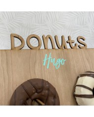 Expositor para Donuts con o sin Nombre en Vinilo