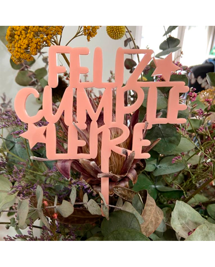 Topper Feliz Cumple Nº 2