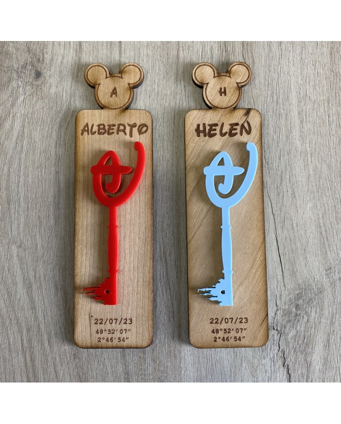 Marcapáginas Llave Disney