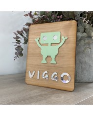 Cartel Robot con Nombre