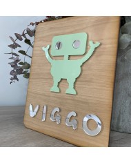 Cartel Robot con Nombre