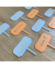 Carteles Indicadores con Vinilo para Comida