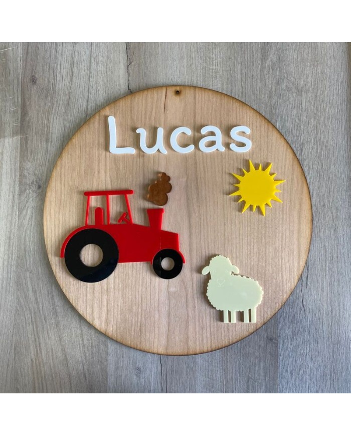 Cartel Granja con Nombre