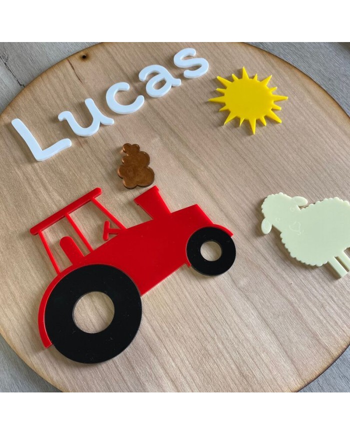 Cartel Granja con Nombre