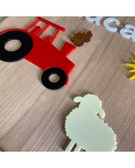 Cartel Granja con Nombre