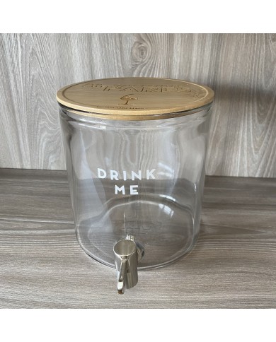 Dispensador de Bebida con Tapa Grabada y Vinilo Dispensador de Bebida con Tapa Grabada y Vinilo