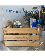 Topper Bola del Mundo con Nombre en Vinilo