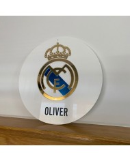 Cartel Real Madrid con Nombre