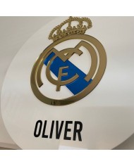 Cartel Real Madrid con Nombre