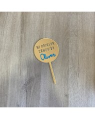 Topper Mi Primera Comunión con Nombre en Metacrilato