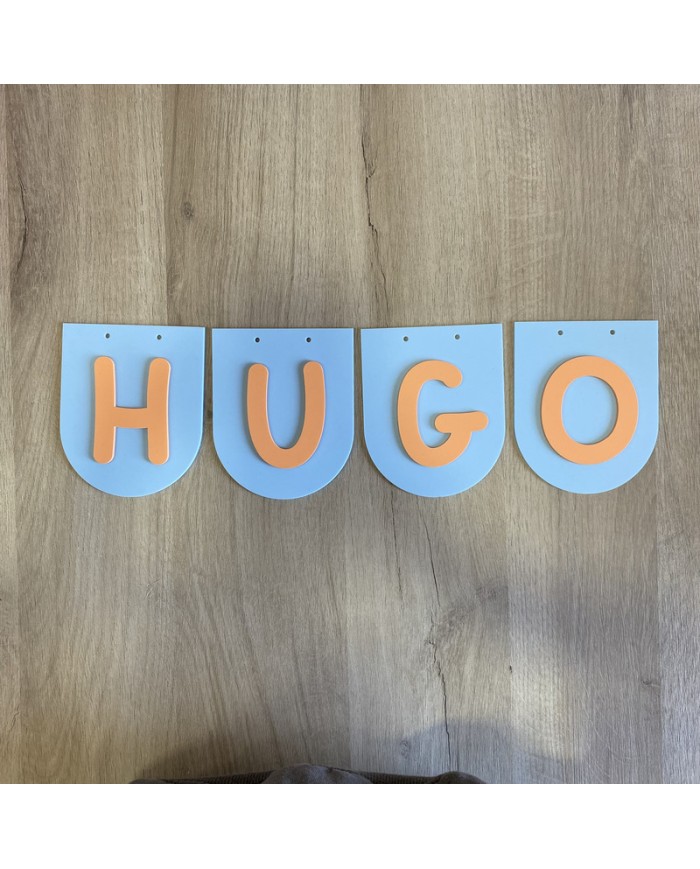 Banderín Metacrilato con Nombre