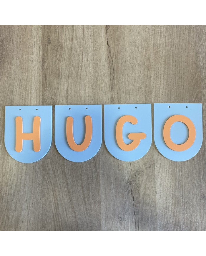 Banderín Metacrilato con Nombre