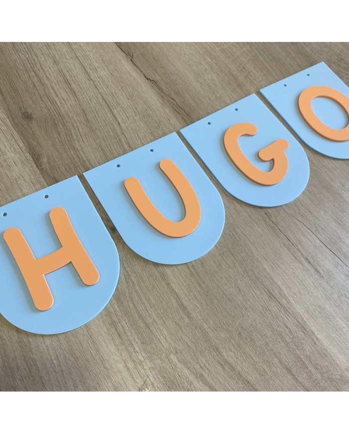 Banderín Metacrilato con Nombre