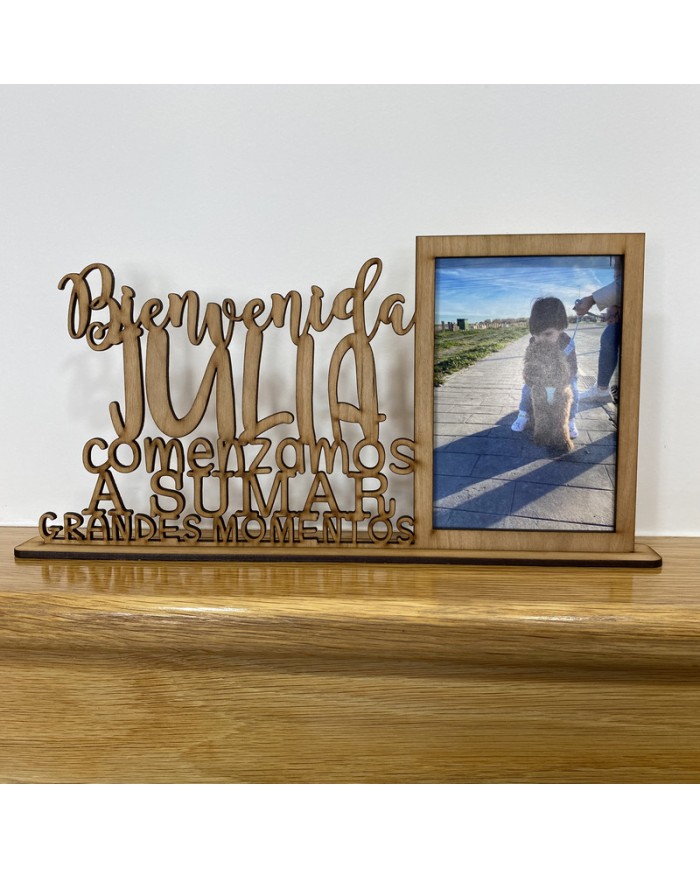 Marco de Madera con Frase