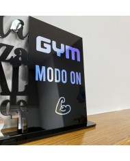 Marco Metacrilato "Gym Modo On"