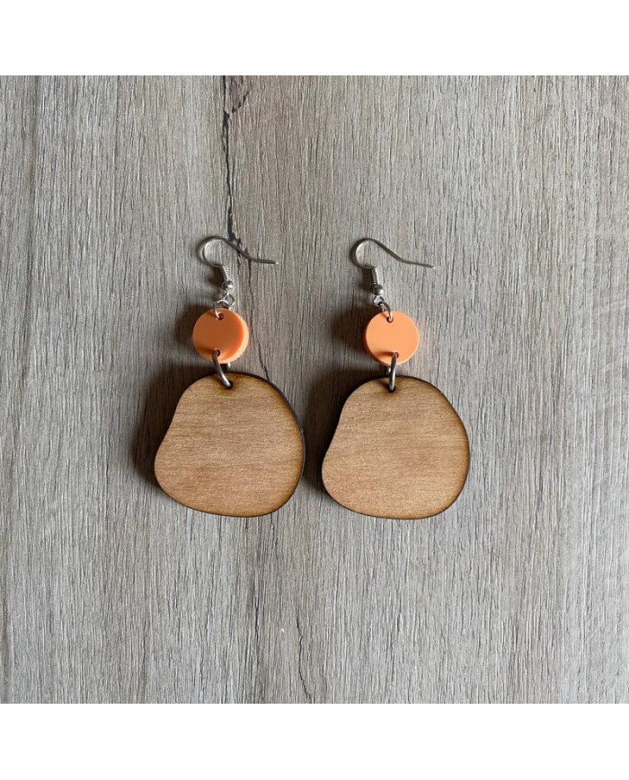 Pendiente Irregular Madera
